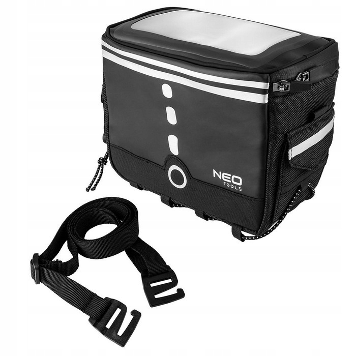 Neo Tools voděodolná cyklistická taška polyester 600D Tpu na rám, 3 kapsy