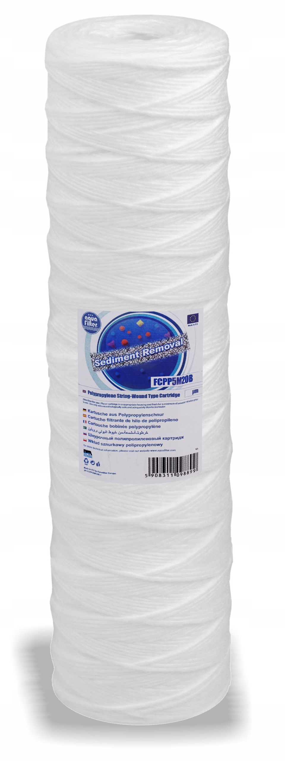 FCPP5M20B Wkład sznurkowy wody BigBlue AQUAFILTER Marka Aquafilter