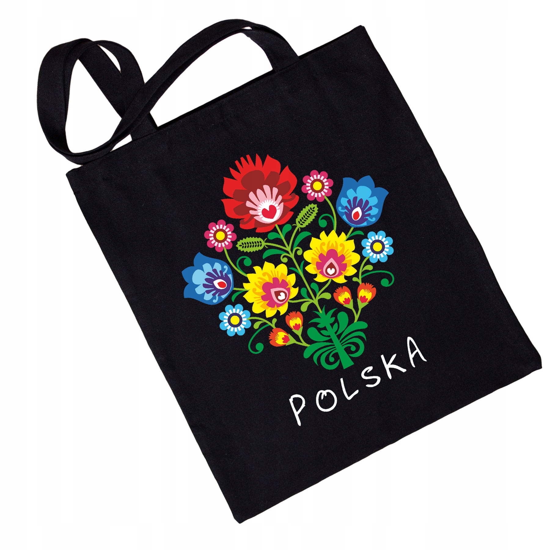 

Torba eko Kwiaty Polska, czarny
