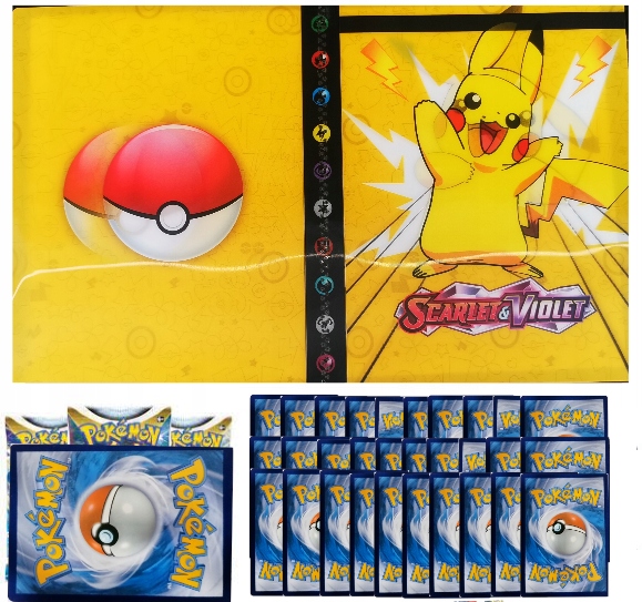 ALBUM KLASER POKEMON NA 432 KARTY+100 KART +1
