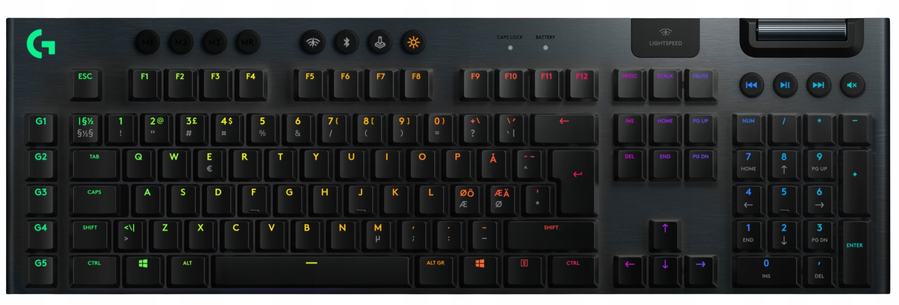 Bezprzewodowa klawiatura mechaniczna Logitech G915 Lightspeed Rgb Tactile