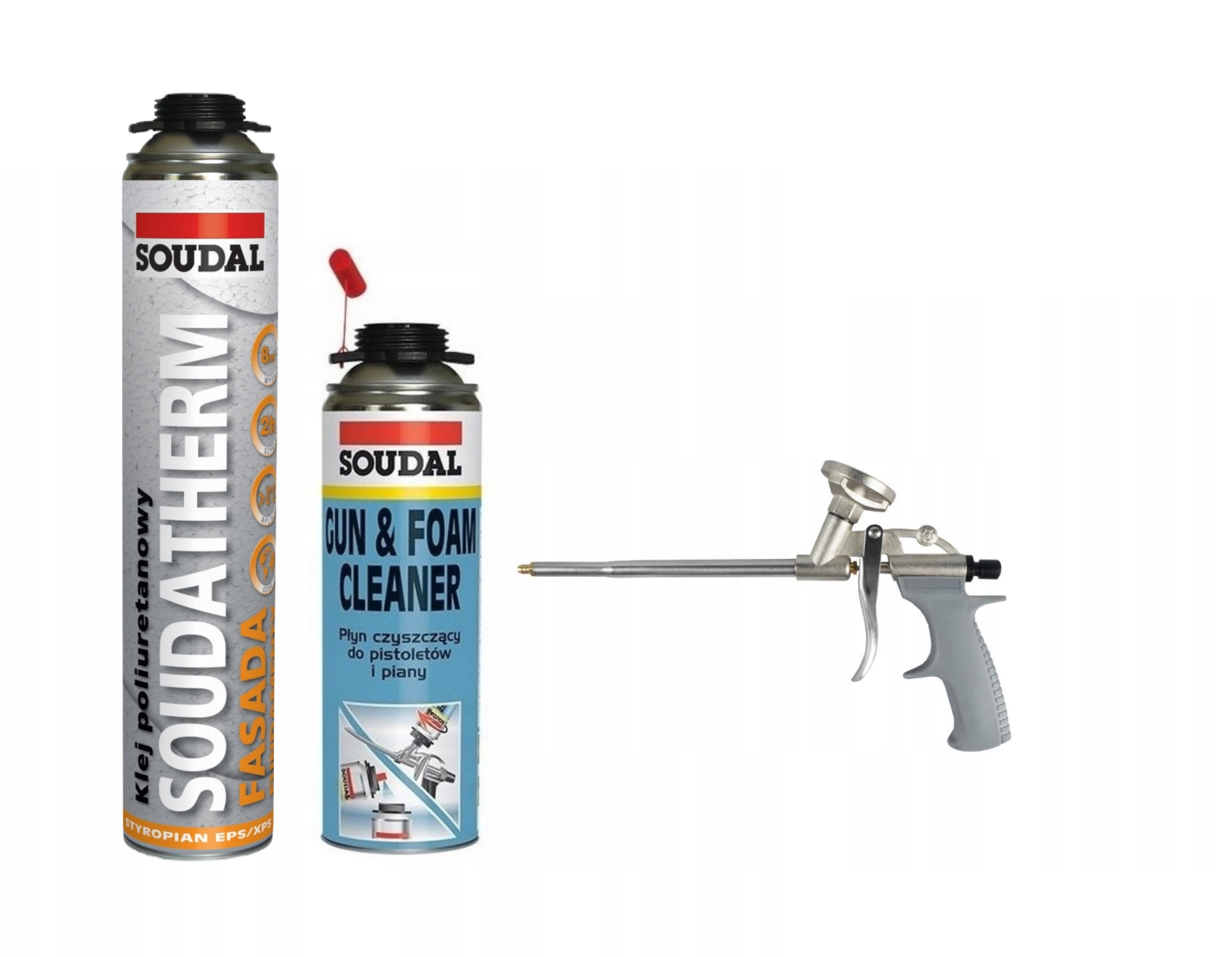 Soudal Lepidlo na polystyrén 119243 Soudatherm 750 ml čistič pištoľ