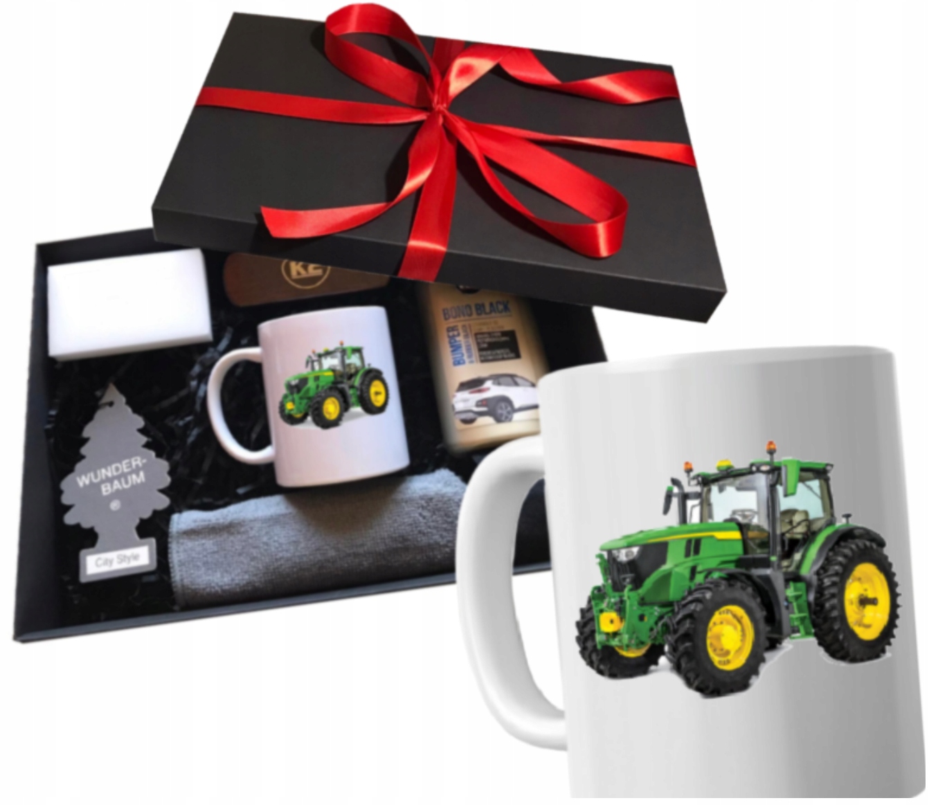 Sada dárek hrnků pro farmáře, řidiče John Deer, vychytávky Traktor