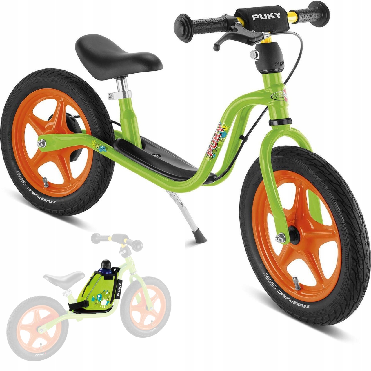 Rowerek biegowy Puky Lr 1L Br zielony 4031+ torba z paskiem noszenia