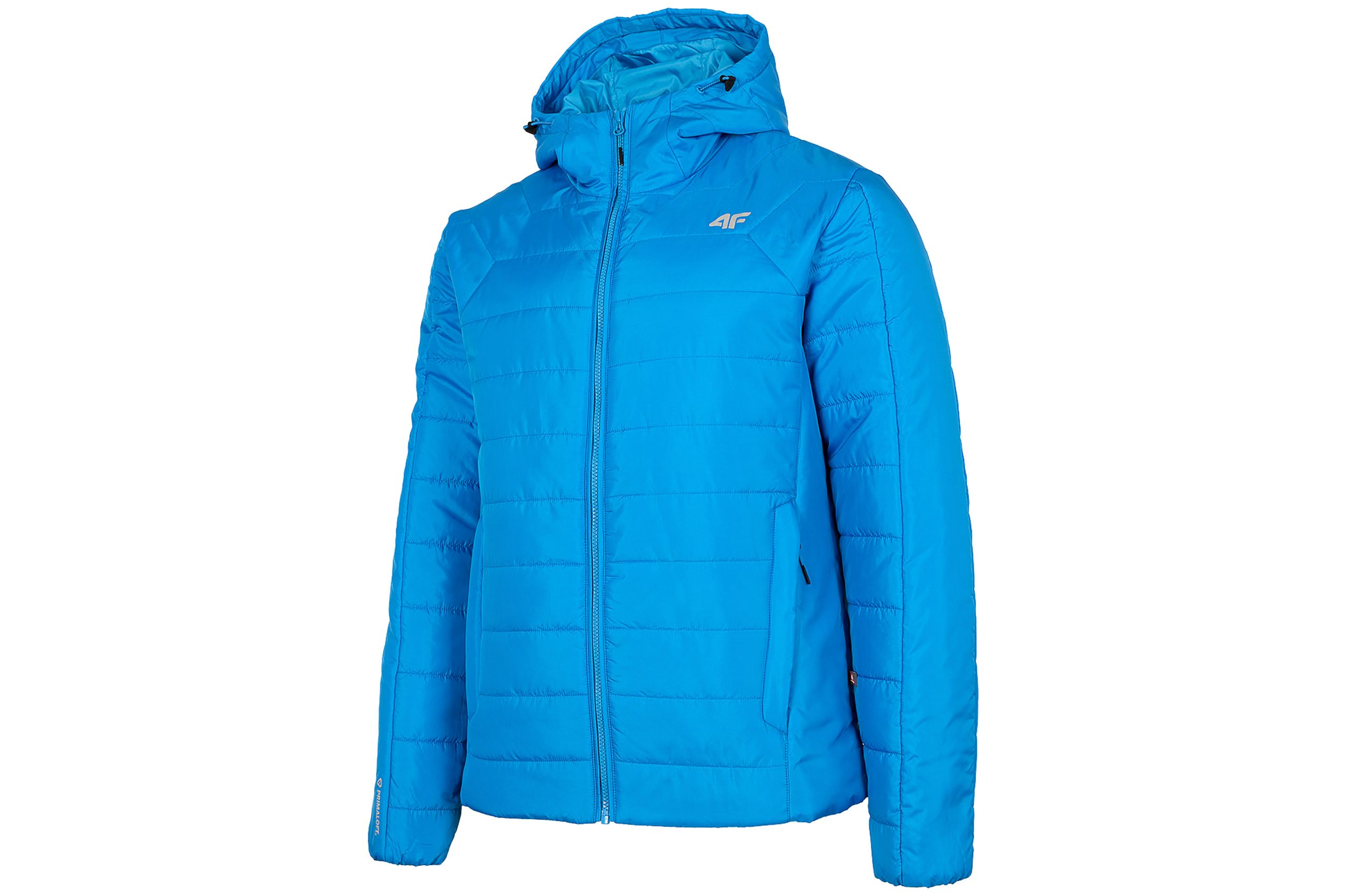 KURTKA 4F ZIMOWA H4Z22 KUMP006 NIEBIESKA R. L Kaptur z kapturem