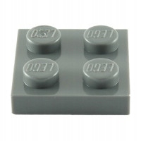 

Lego Płytka 2x2 D B Gray 3022 4211094 1szt New