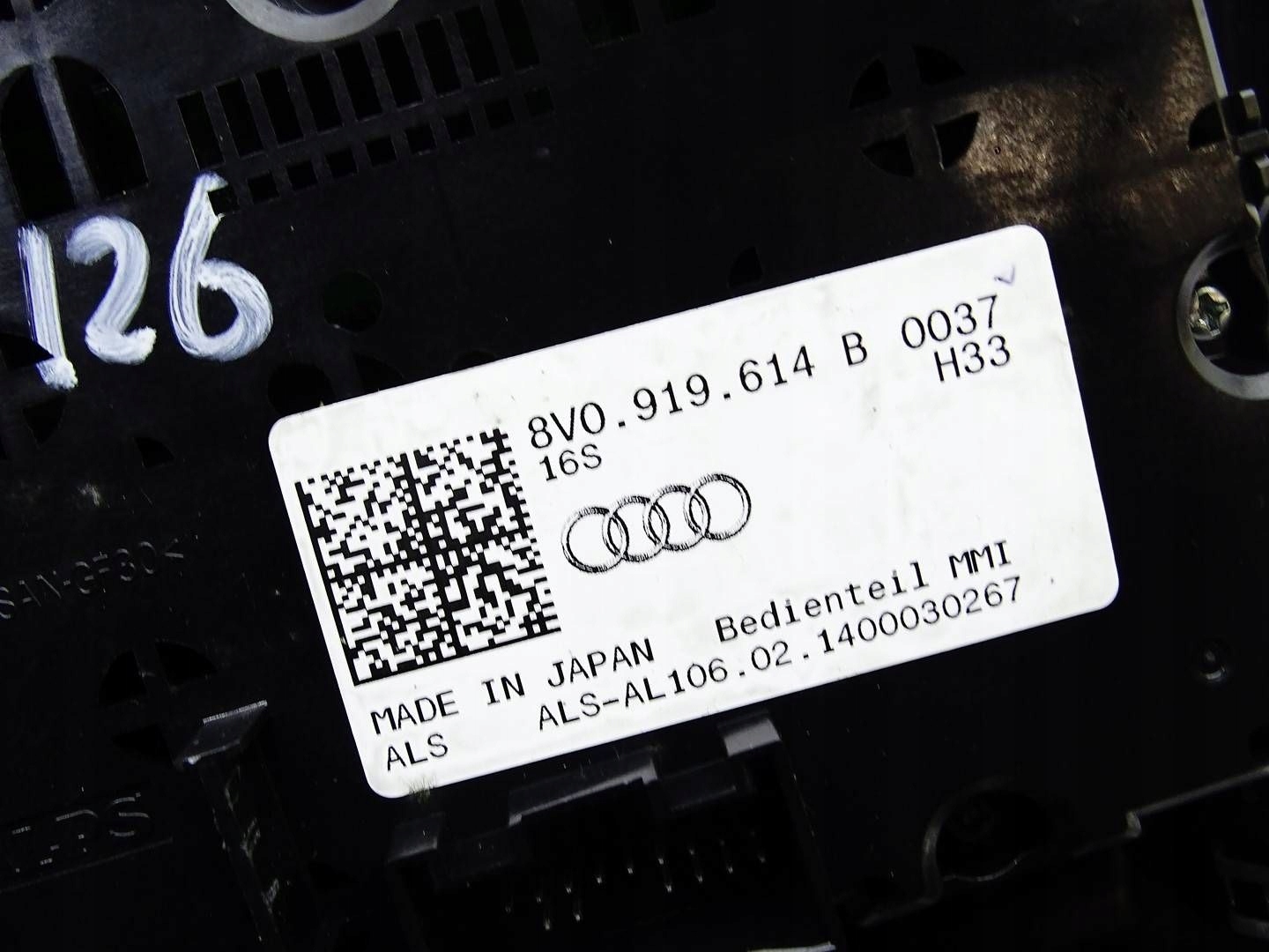 PANEL switch of control RADIA MMI NAVI navigation devices AUDI A3 8V 8V0919614B