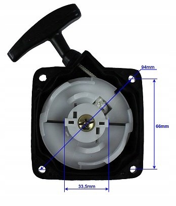 STARTER DO KOSY SPALINOWEJ RQ480/RQ580