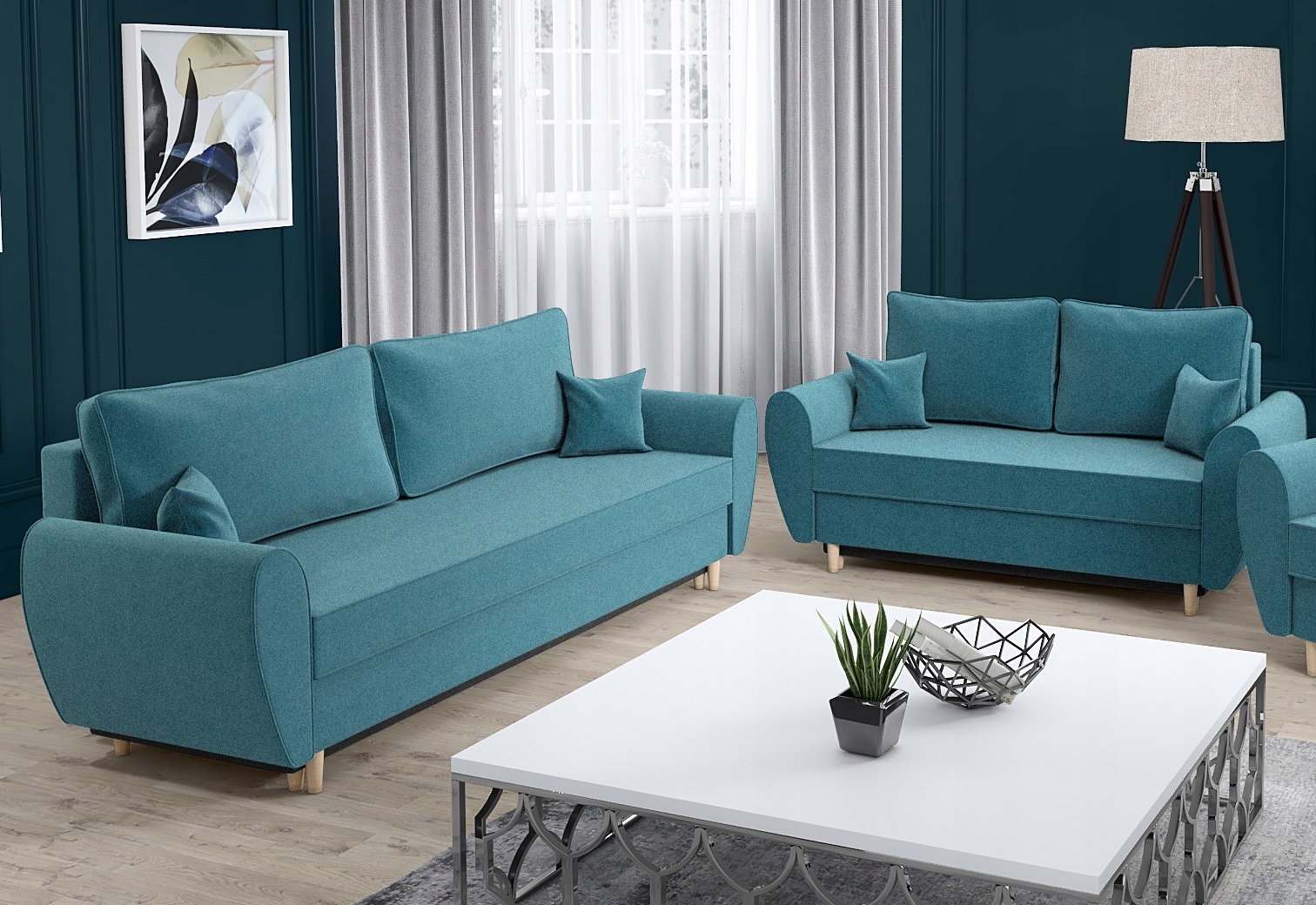 Zestaw wypoczynkowy Max 3+2 sofa kanapa Bonell Marka bez marki