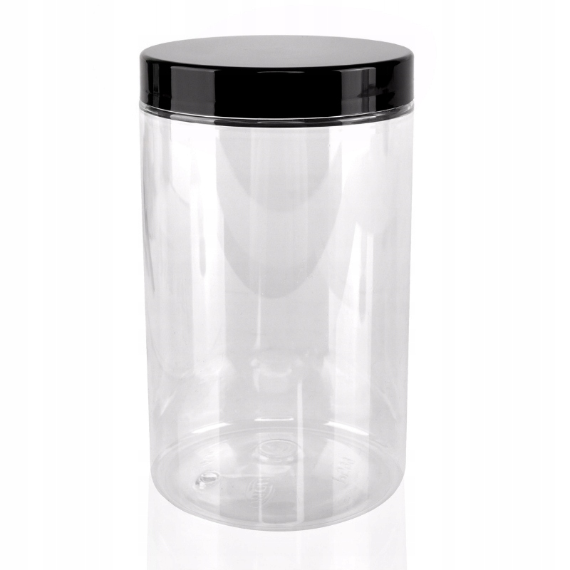 

Słoik Plastikowy Pet 400ml z nakrętką czarną Pp