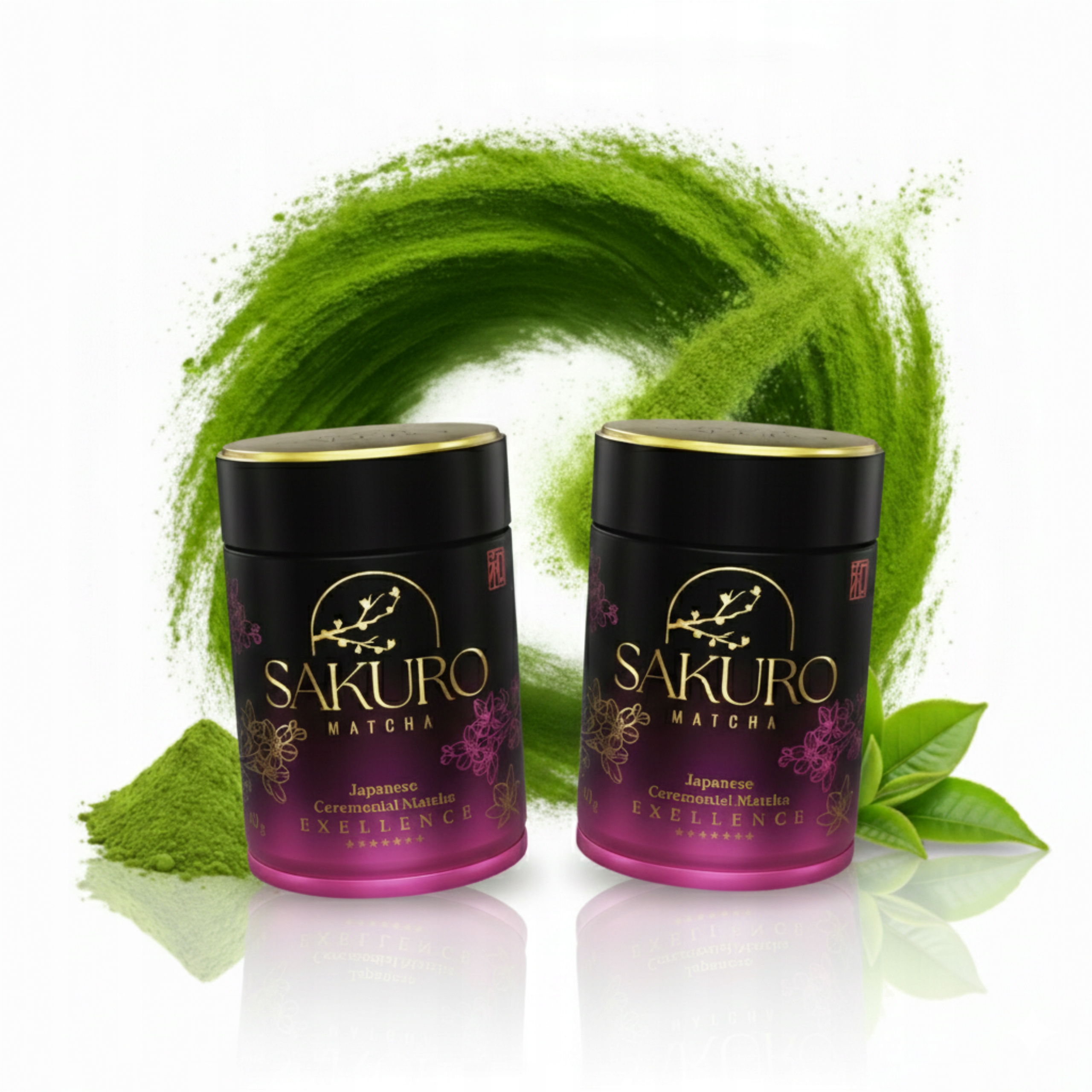 Levně Čaj Matcha japonský Sakuro Premium Denní Keto zelený 80 g