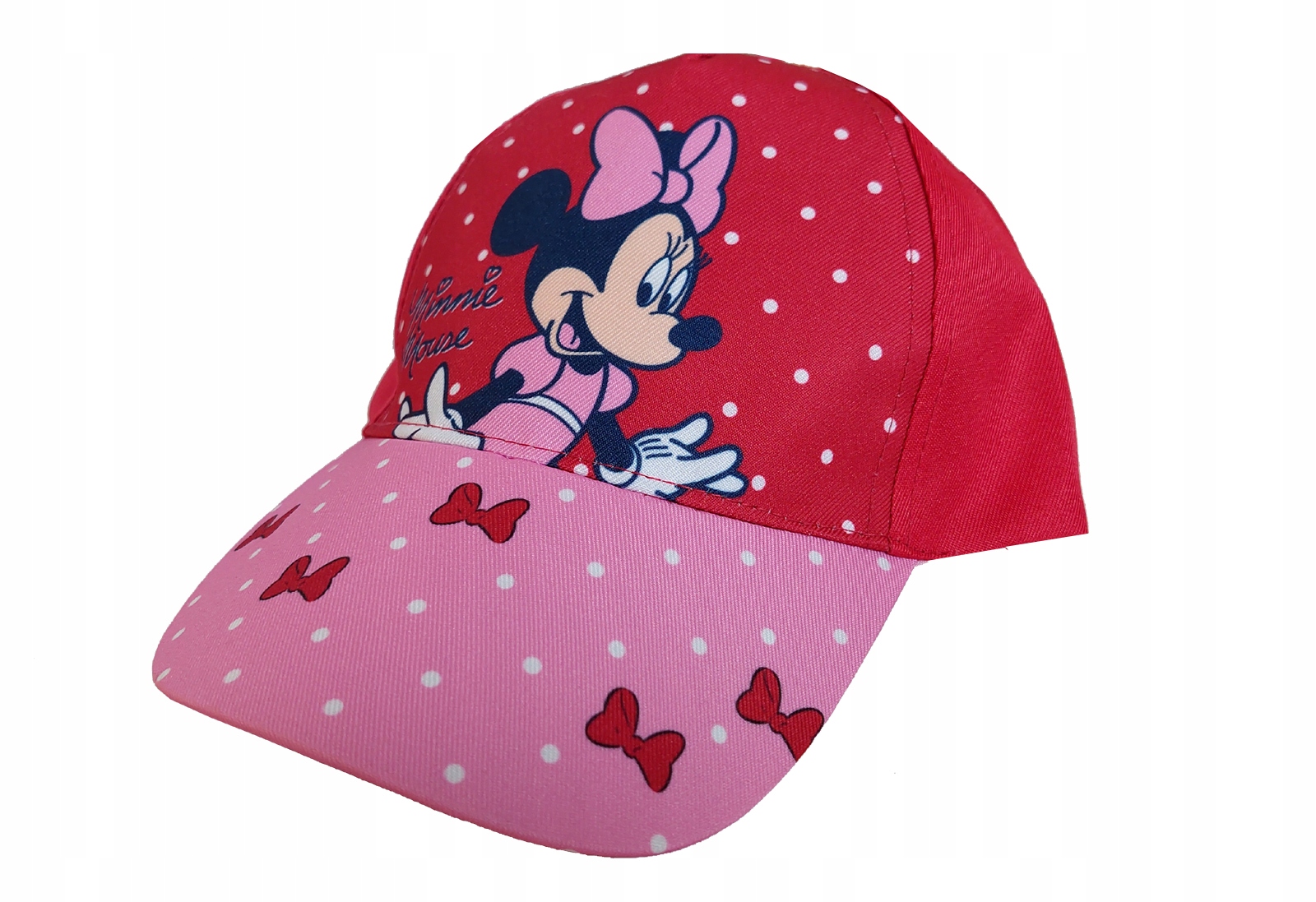 

Dziewczęca Czapka Z Daszkiem Myszka Minnie Mouse