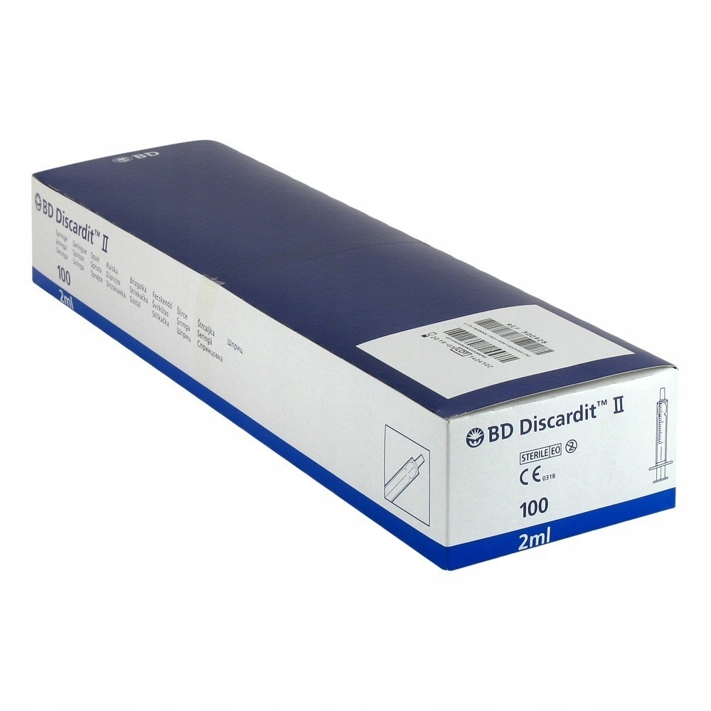 

Strzykawki 2 ml 100 sztuk Bd Becton Dickinson