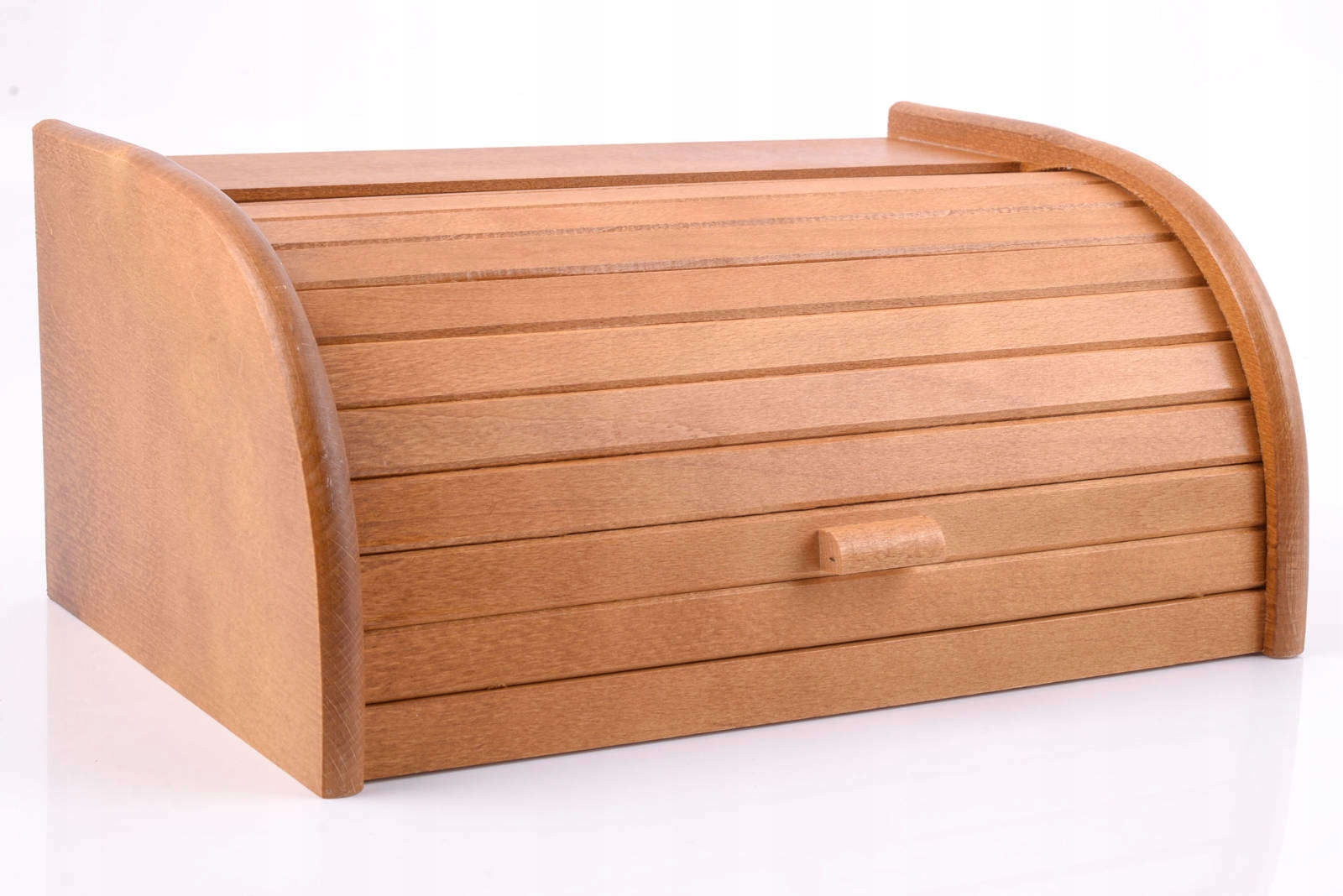 

Chlebak Drewniany Na Chleb Pojemnik Mały + Gratis