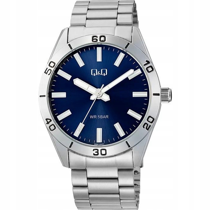 Pánské Hodinky Qq Q86B-004P stříbrný náramek