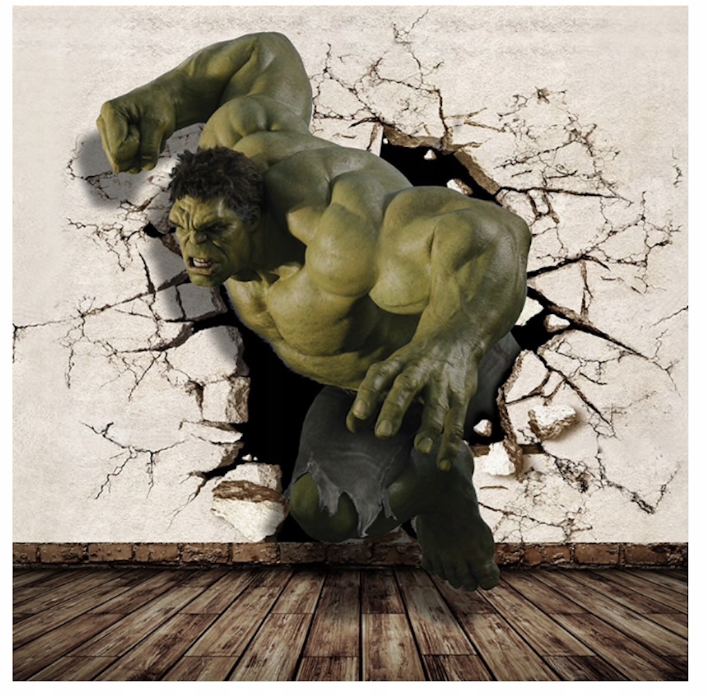 FOTOTAPETRA 3D HULK MARVEL 300x210 Avengers komiks bajka film tapeta