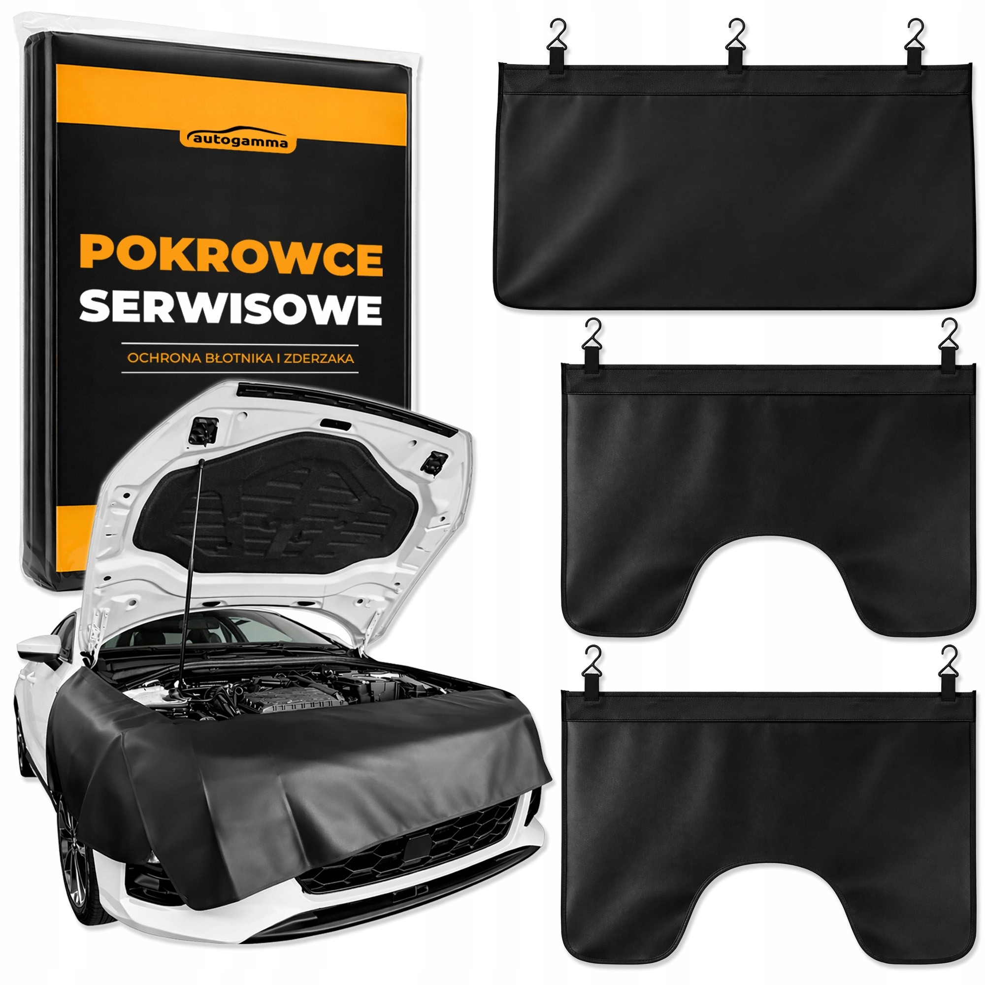 Pokrowce serwisowe ochronne na samochód Auto Gamma Błotniki i Zderzak