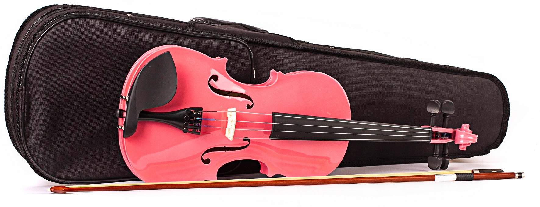SKRZYPCE 3/4 -GOTOWE DO GRANIA - ZESTAW - RÓŻOWE Kod producenta pink 3/4 +
