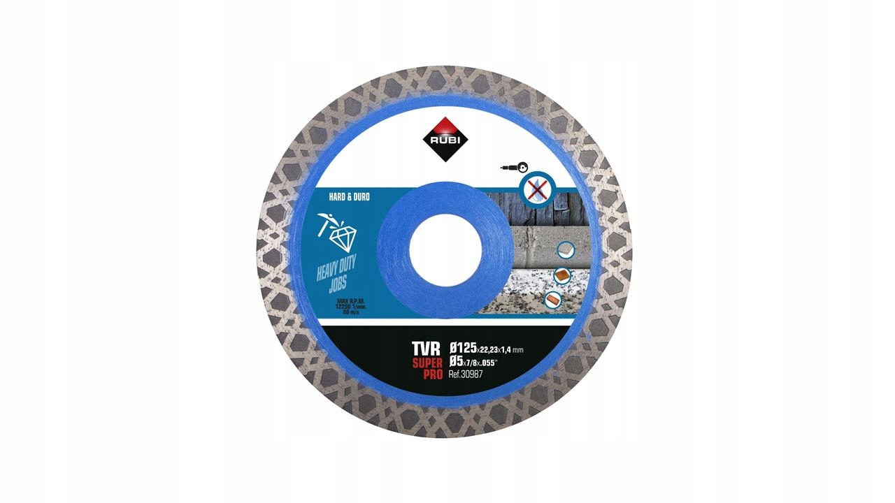 

Rubi Tvr 125 Tarcza diamentowa do gresu granitu