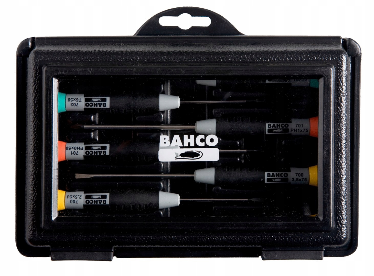 WKRĘTAKI PRECYZYJNE ZESTAW 7 szt.K TORX, PHILLIPS PŁASKIE BAHCO Liczba elementów pojedyncze