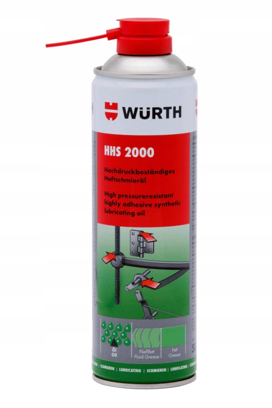 WURTH HHS 2000 проникающая смазка 500ml