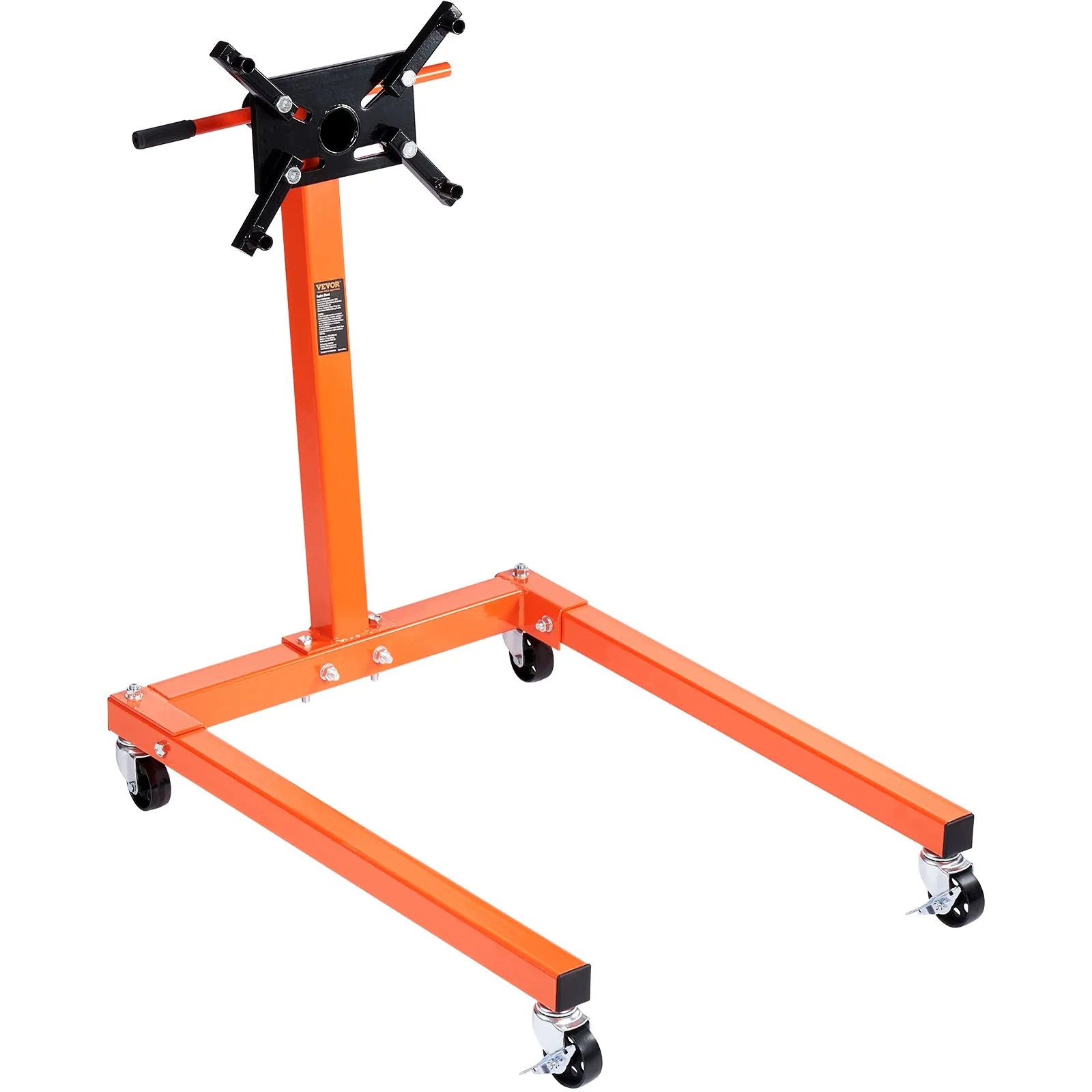 Držák motora silný max 590 kg pohyblivý stojan 4 kolesá 508 mm dielňa