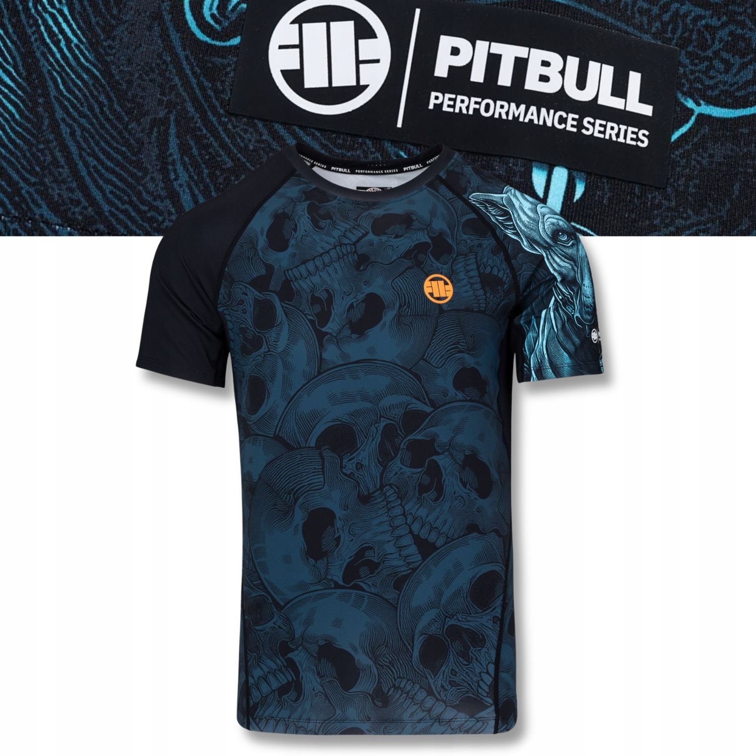 Męski Rashguard sportowy Pitbull koszulka techniczna Guardian Angel