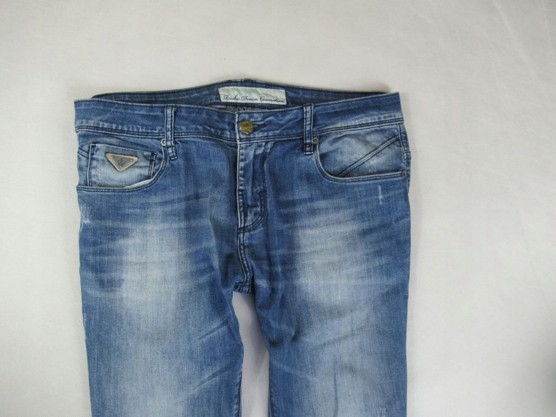 RISSKIO DENIM ____ GENERATION WASH JEANS SPODNIE ____ 34/36 Marka inna