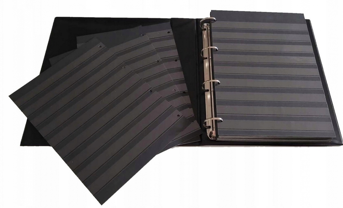 Album Klaser Na Známky A4 70 Stran Univerzální Černý Velký!