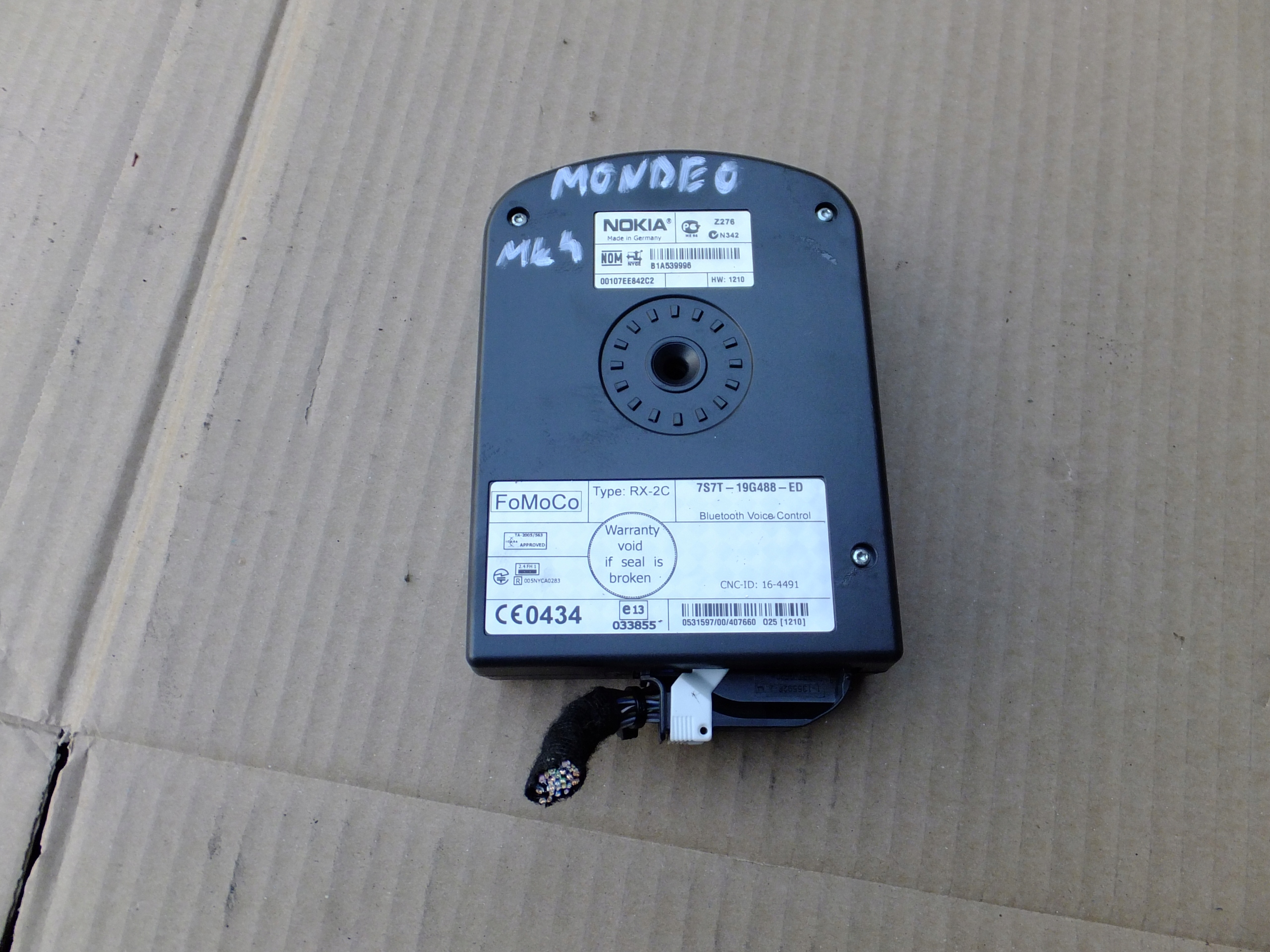 module bluetooth ford mondeo mk4 7S7T-19G488-ED
