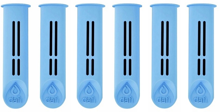 

6 filtrów do butelki Dafi Soft i Solid niebieski