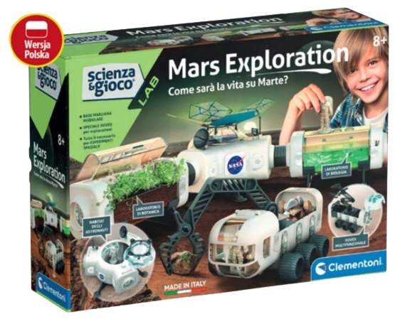 Zestaw Naukowa Zabawa Eksploracja Marsa Clementoni