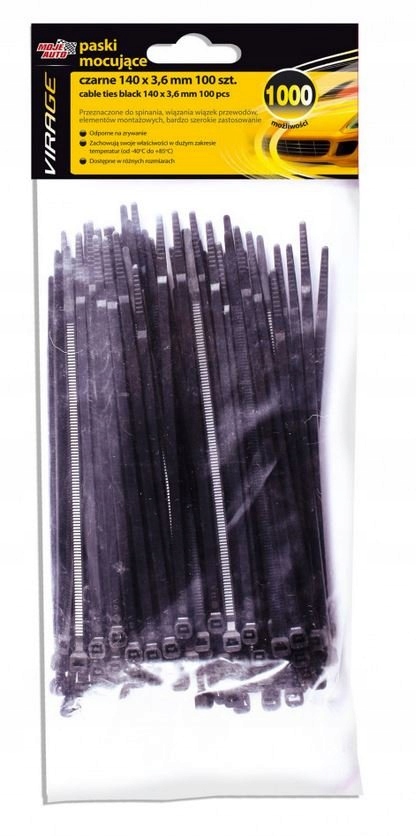 

Opaska zaciskowa Virage 96-007 3,6 mm x 140 mm 100