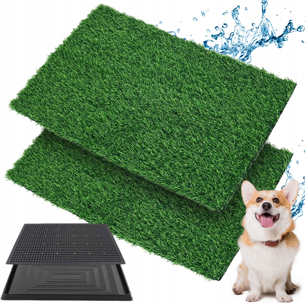 Záchody S Trávou Pro Psa Třívrstvá Matrice 76X51 CM Pro Výcvik Psů