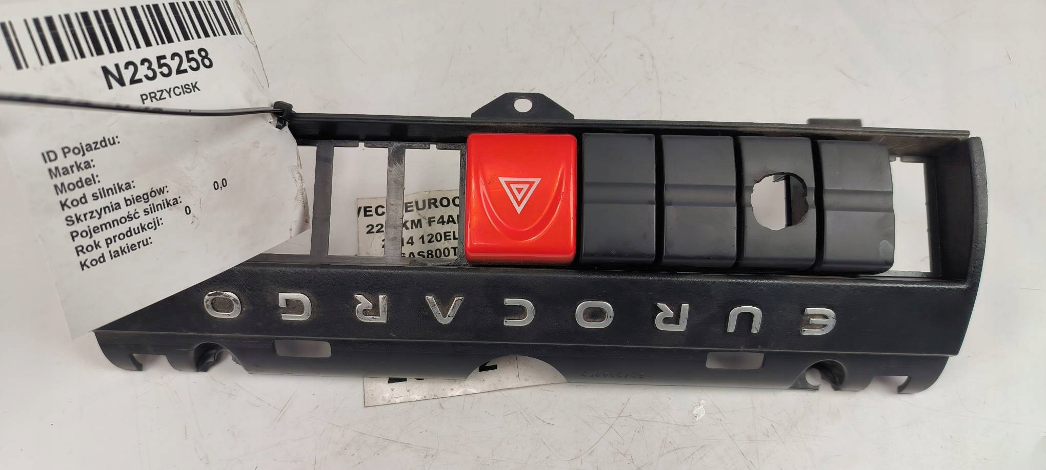 schalter des warnblickschalters IVECO EUROCARGO