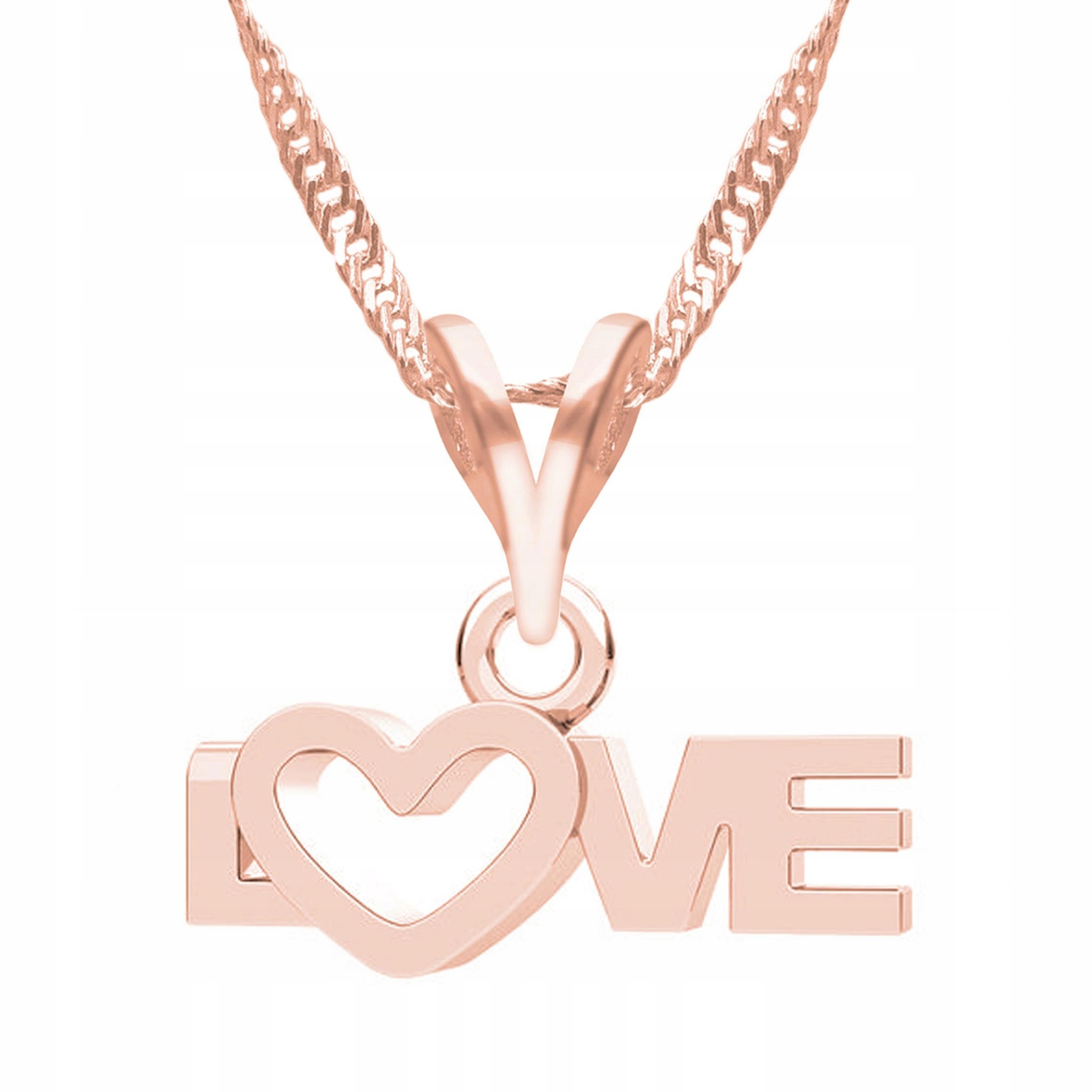 Náhrdelník Pozlacený Láska Srdce Láska Srdíčko Srdce Stříbro 925