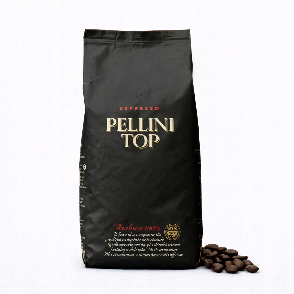 Levně Káva zrnková 1 kg Pellini Top 100% Arabica 1000 g Premium