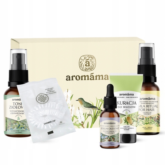 Zestaw Podróżny Lśniące Włosy aromama