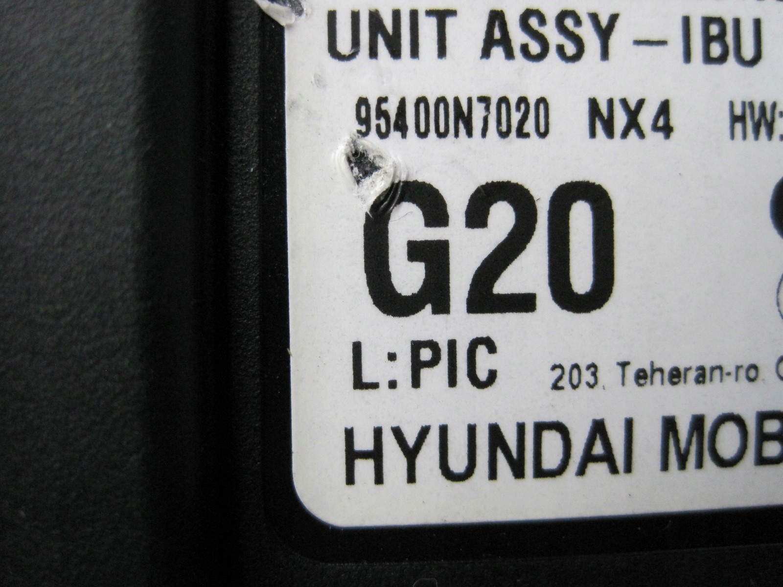 Moduł sterownik Assy Hyundai Tucson IV 95400N7020 Producent Hyundai OE