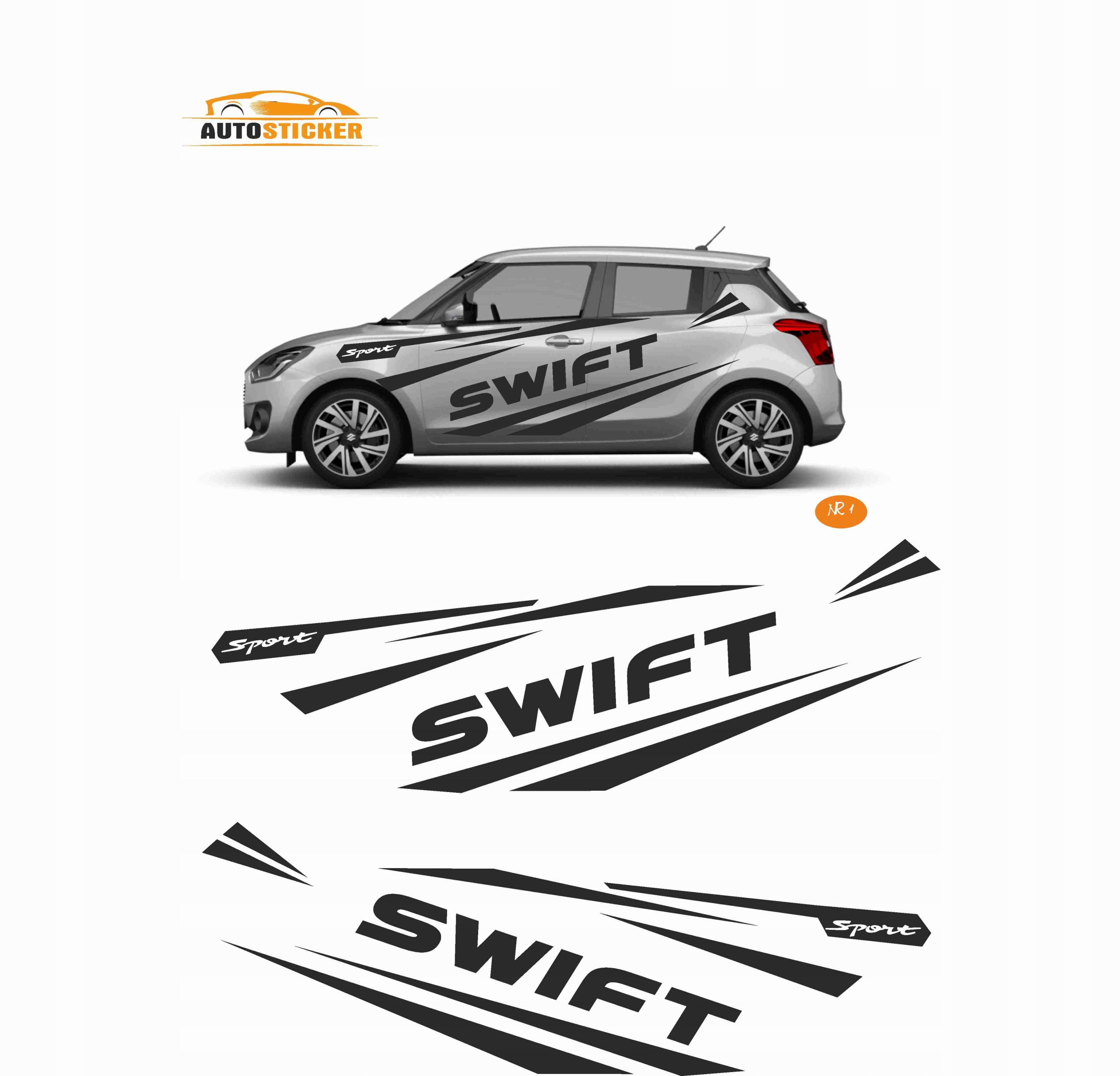 naklejka naklejki na samochód suzuki na folii polimerowej 551