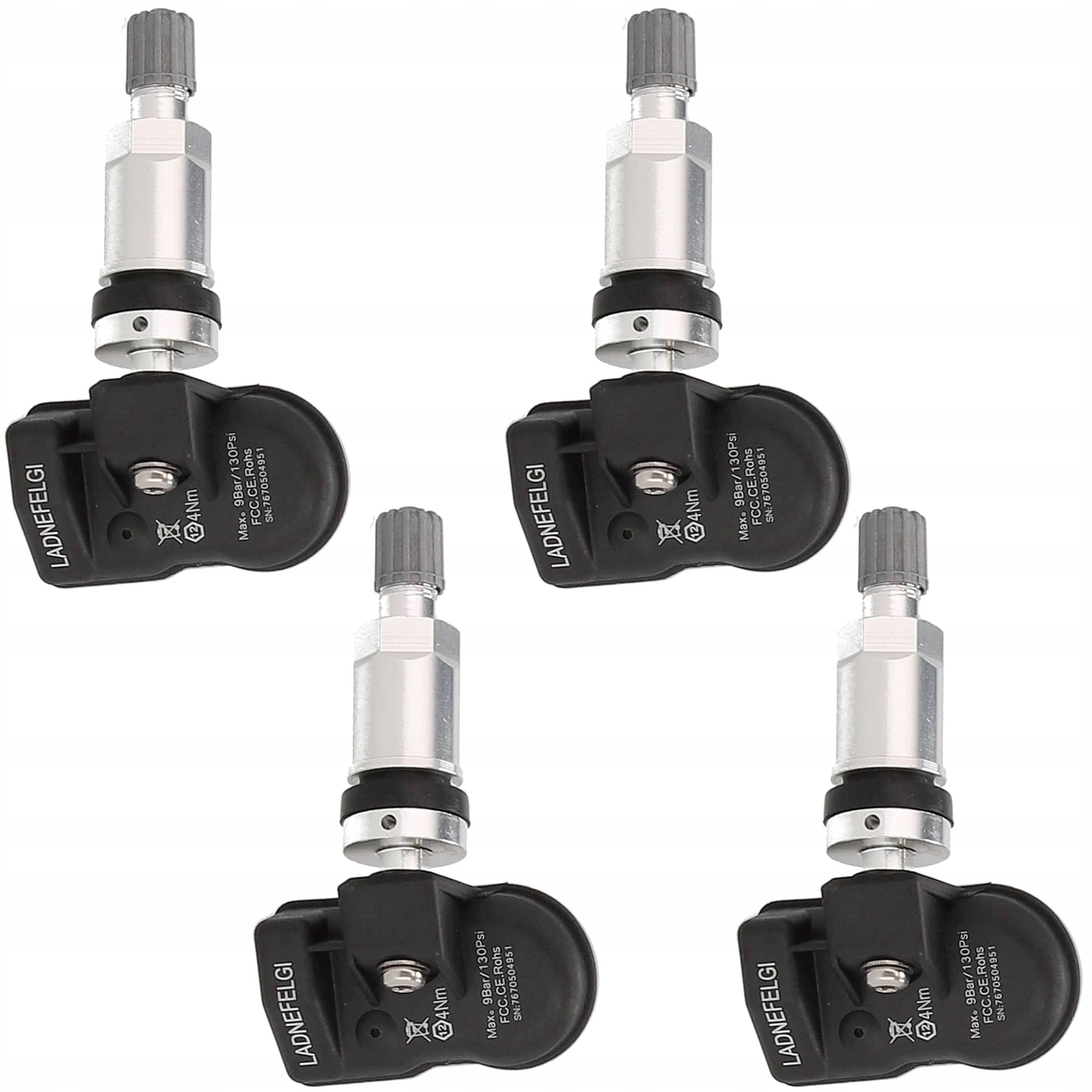 4x Snímač tlaku Tpms pre Renault Megane IV 2020-2024 407006UA0A