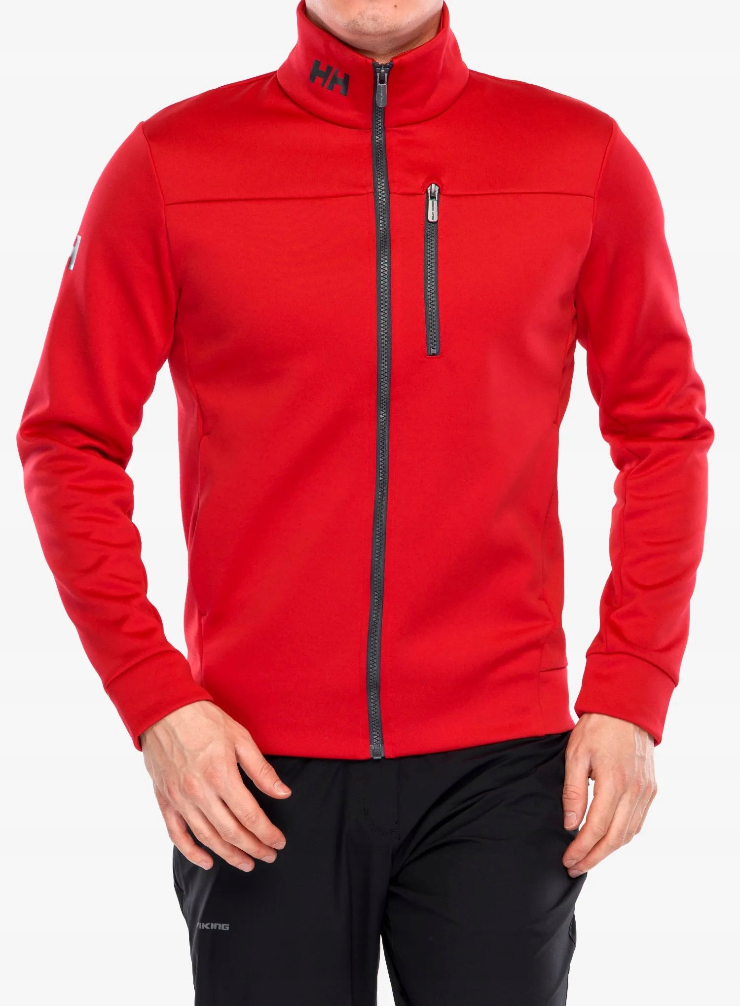 Fleecová bunda Helly Hansen Crew Fleece Jacket červená M