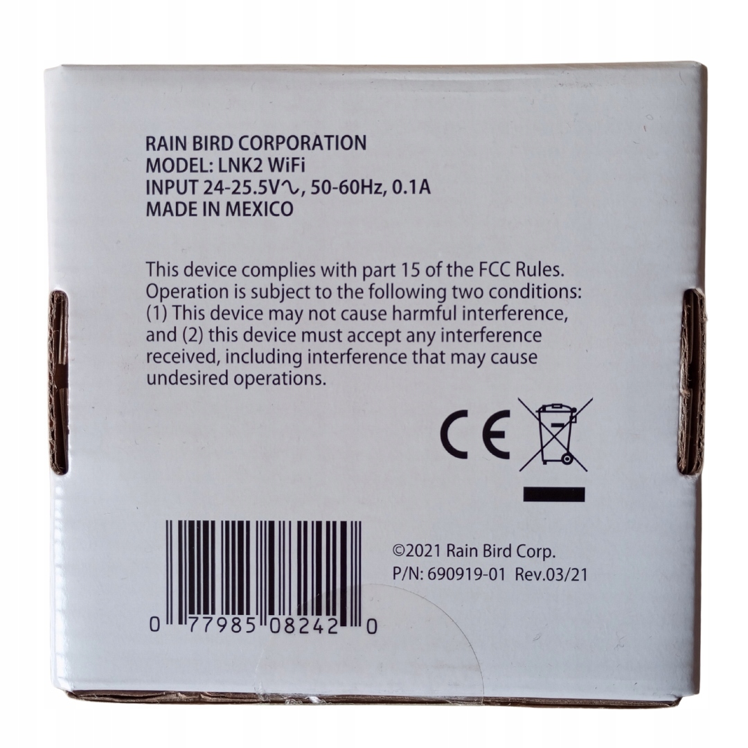 Moduł WiFi LNK2 do sterowników Rain Bird ESP RZX TM2 Marka Rain-Bird