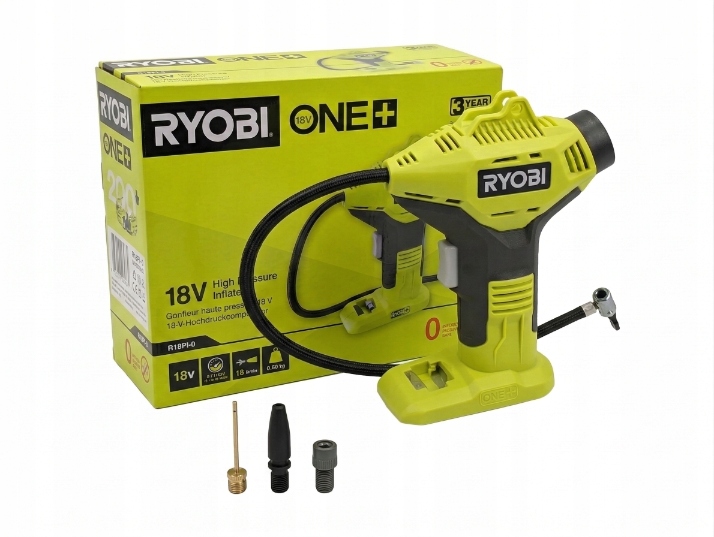 Akumulatorowa pompka kompresor 18V One+ R18PI-0 bez aku Ryobi