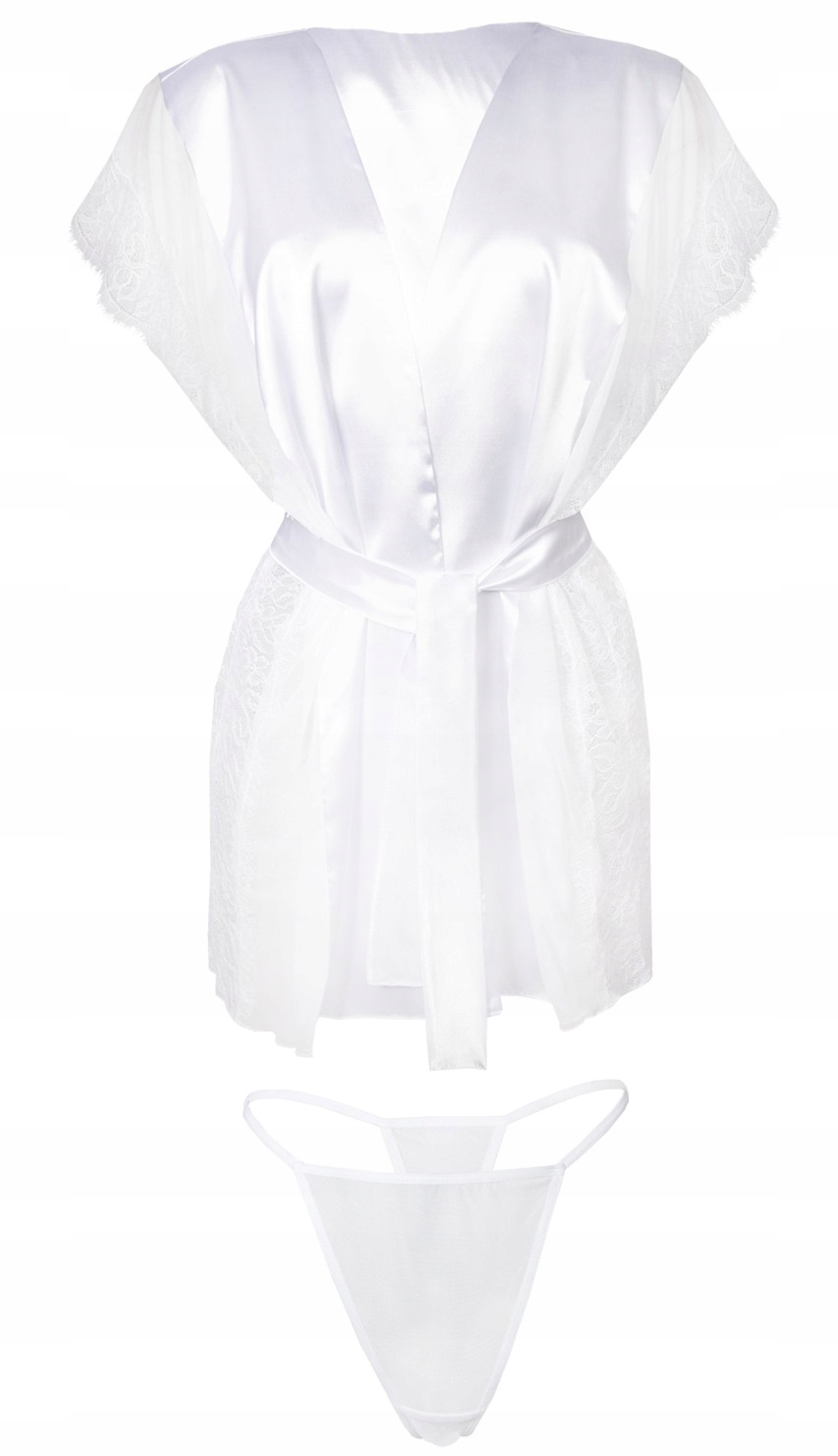 

Podomka Bridget Ślubna 2XL, Satyna Biały