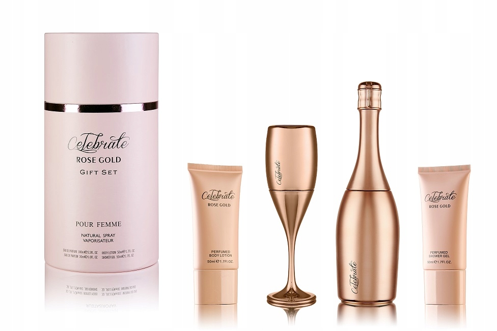 Zestaw Celebrate Rose Gold 5 elementów porównaj ceny Allegro.pl