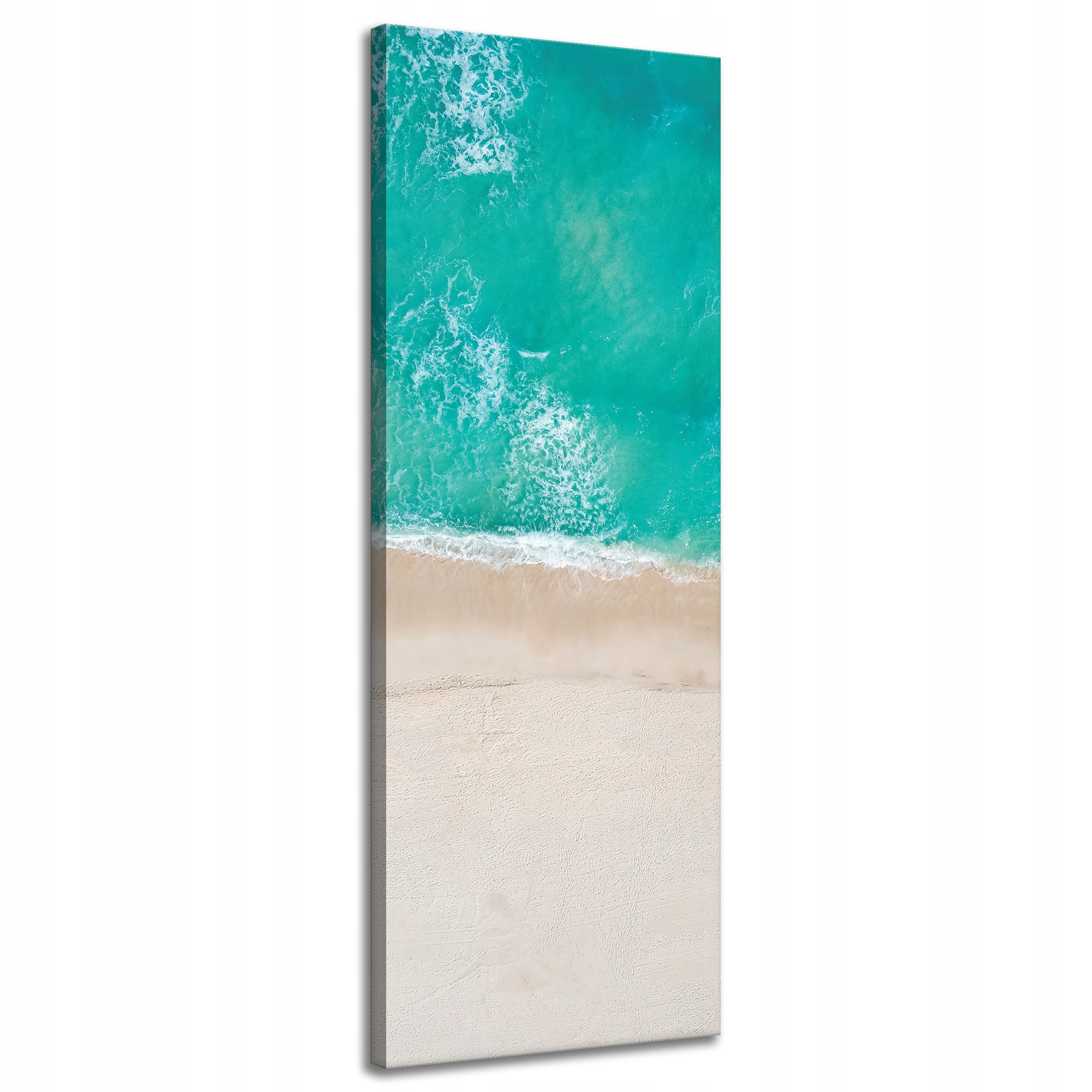 Obraz na plátně Voda Pláž Vlny Slunce 40x120 cm