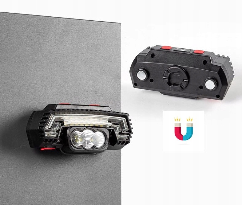 LATARKA WARSZTATOWA MAGNES CZOŁOWA SENSOR RUCHU Kod producenta HT-5168