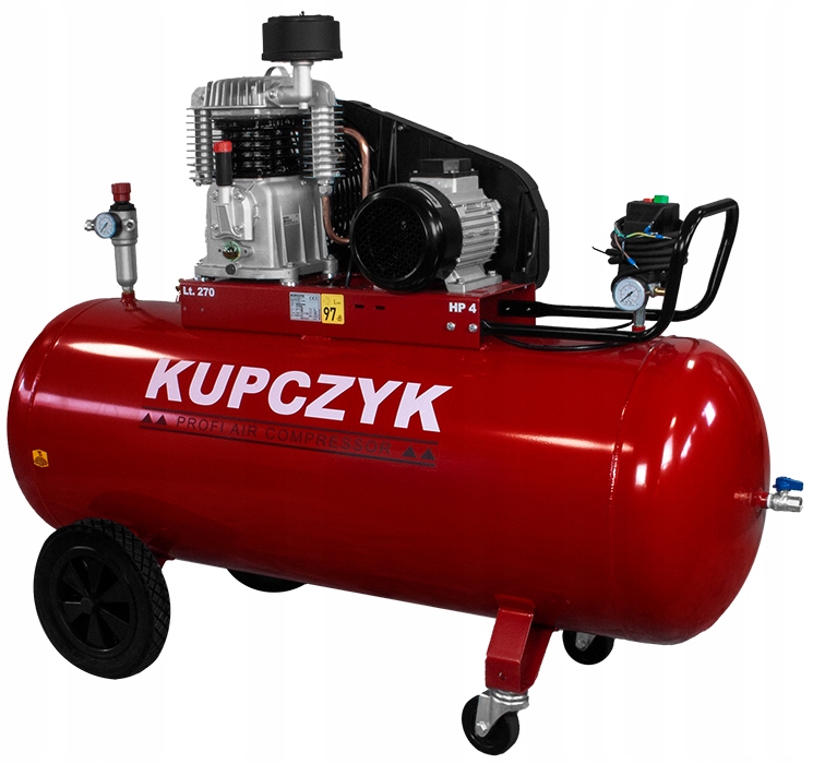 Kompresor Sprężarka 270 Litrów KK 590/270 5,5HP Kupczyk