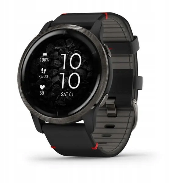Smartwatch Garmin Venu 2 czarny szary czarny